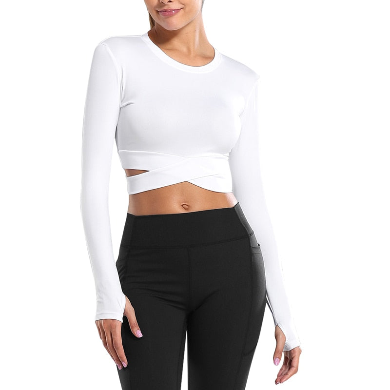 Long So Short Sleeve Crop Shirt