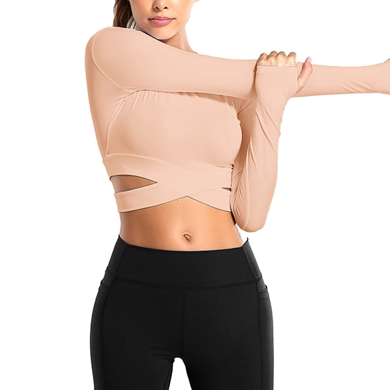 Long So Short Sleeve Crop Shirt