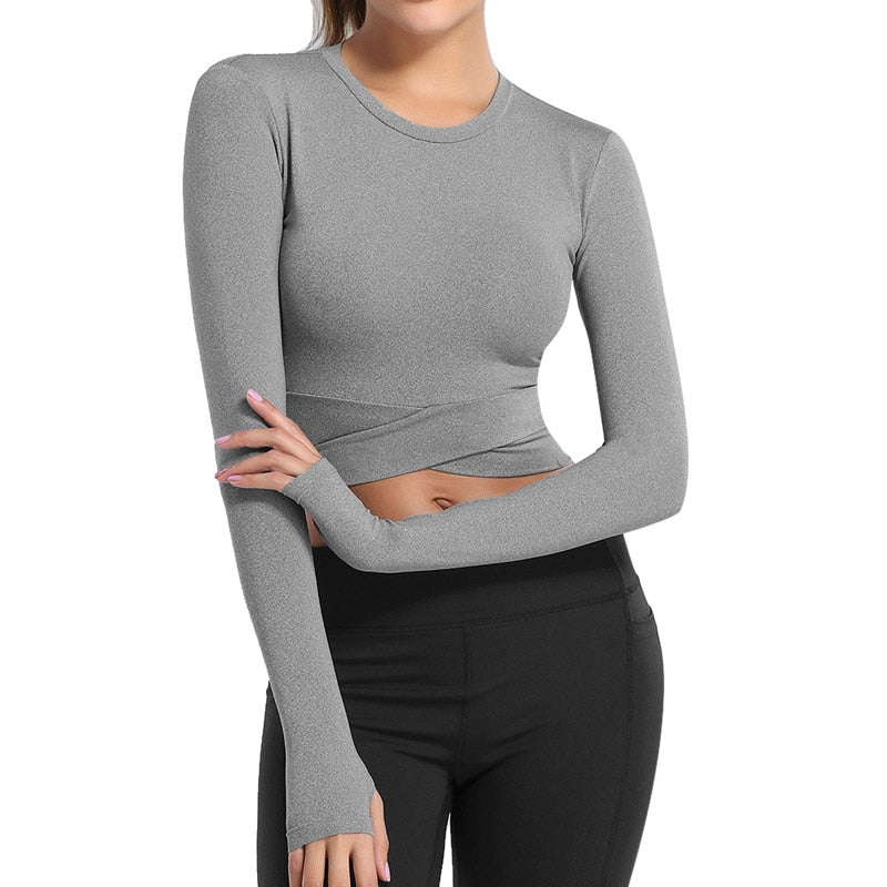 Long So Short Sleeve Crop Shirt