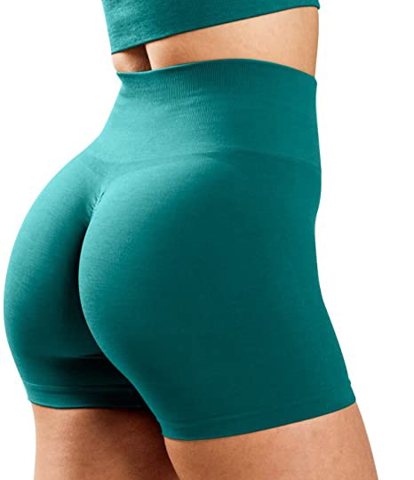 High Waist Seamless Gym Shorts