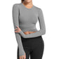 Long So Short Sleeve Crop Shirt