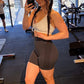 High Waist Seamless Gym Shorts