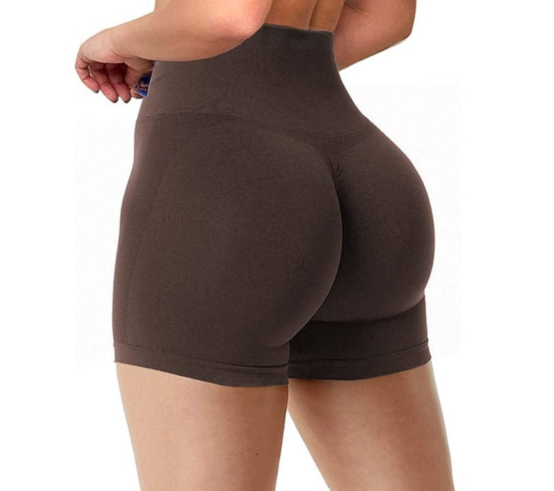 High Waist Seamless Gym Shorts